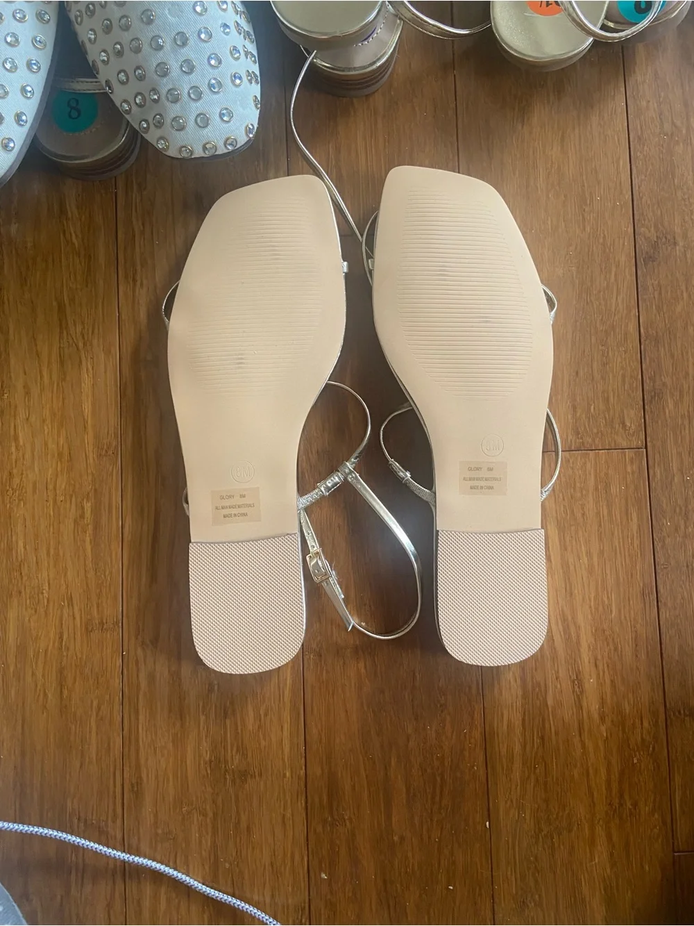 Joie Metallic Silver Strappy Sandals